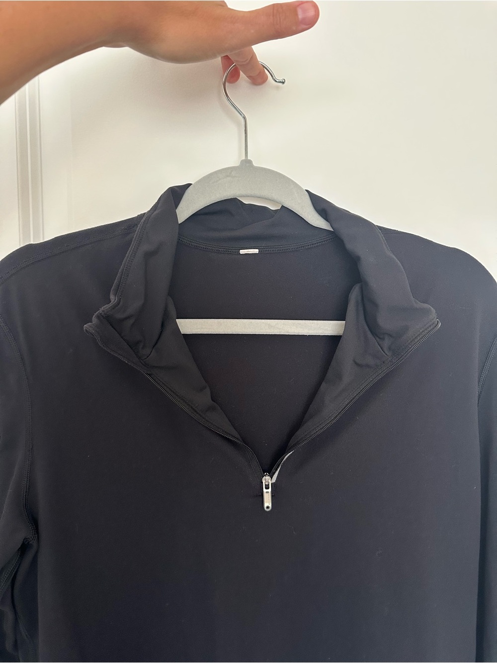 lululemon athletica Men's Black Zip-Up Shirt - Picture 3 of 4